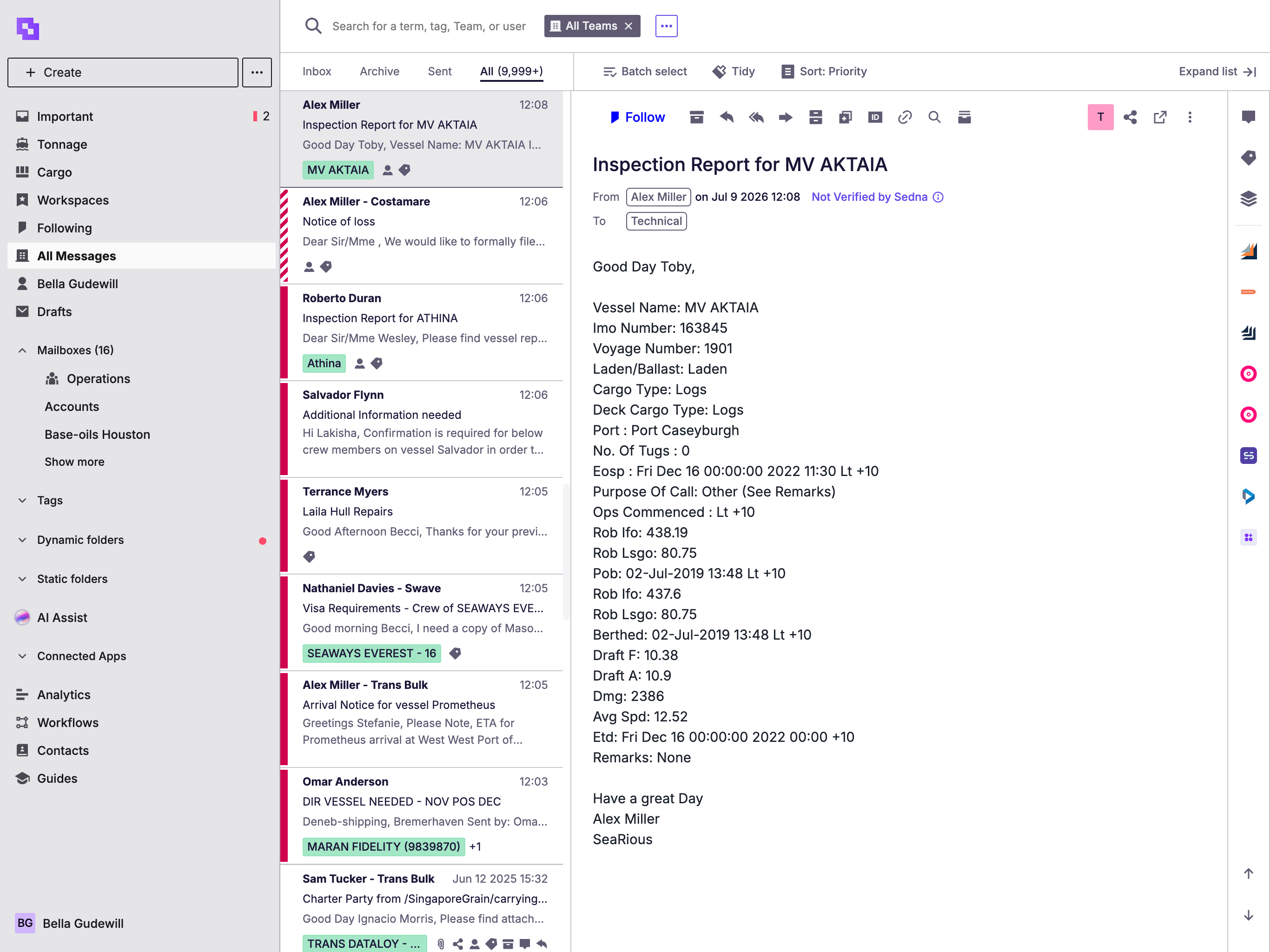 Sedna Email screenshot 7