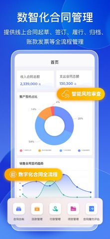 鲸签云合同管理 screenshot