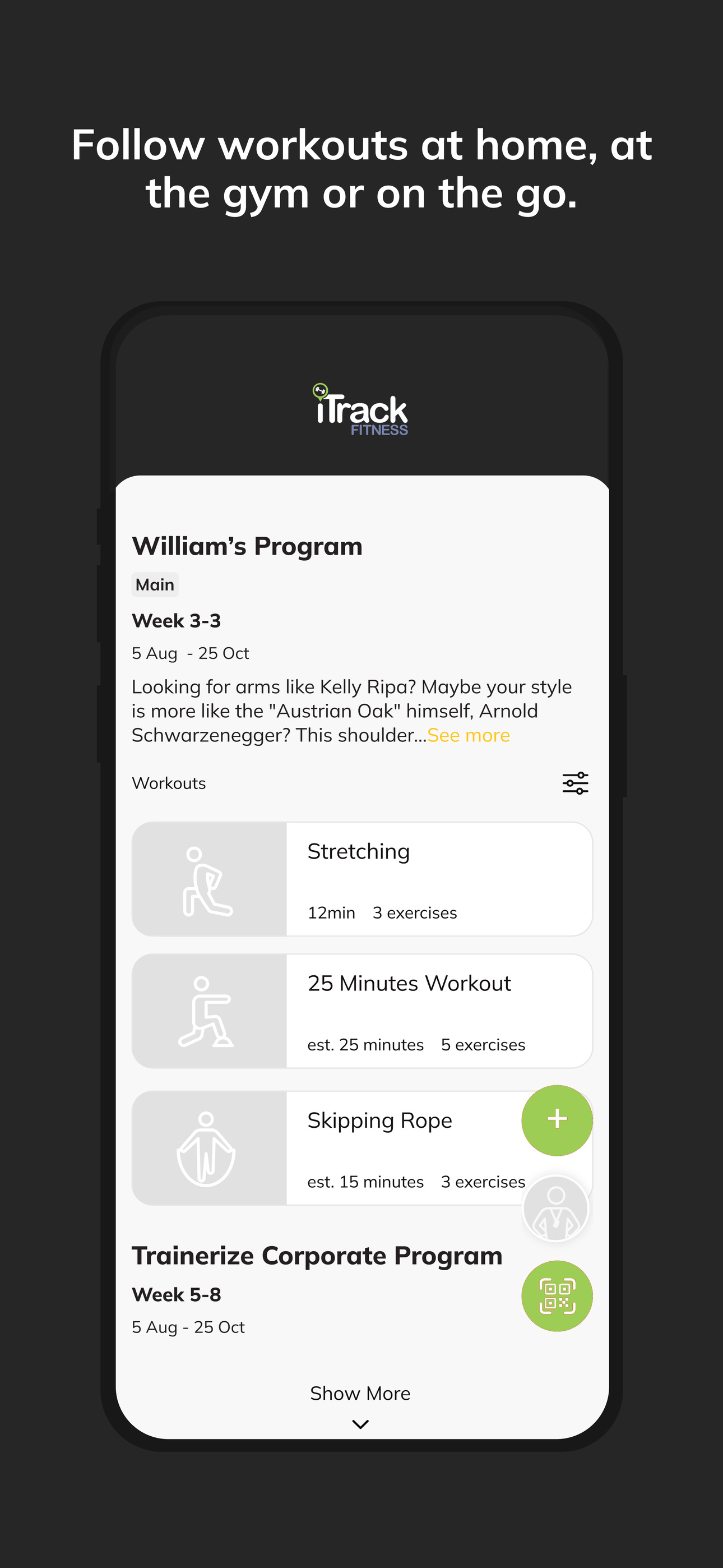 ITRACK FITNESS screenshot 3