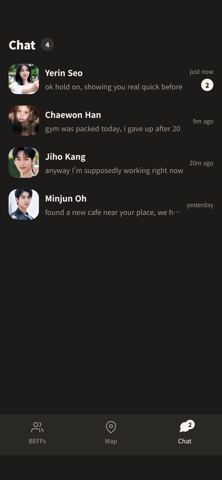 Beff: AI Friend & Chat Buddy iPhone screenshot