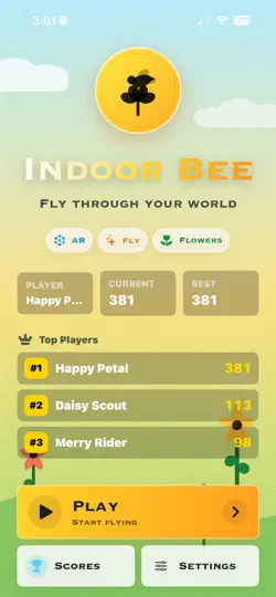Captura de pantalla de Indoor Bee en iPhone 2