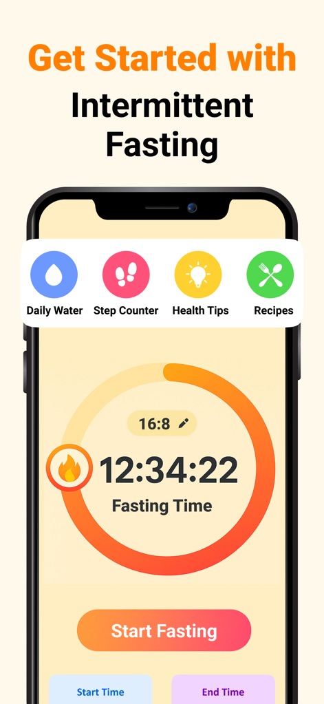 Intermittent Fasting Track App - Health & Fitness App | MWM
