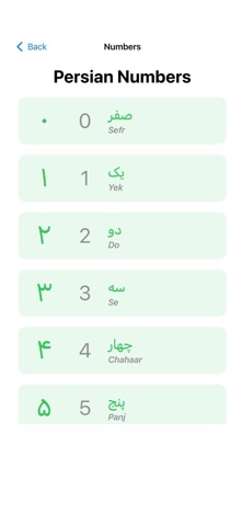 Persian Learning - Kids UK screenshot