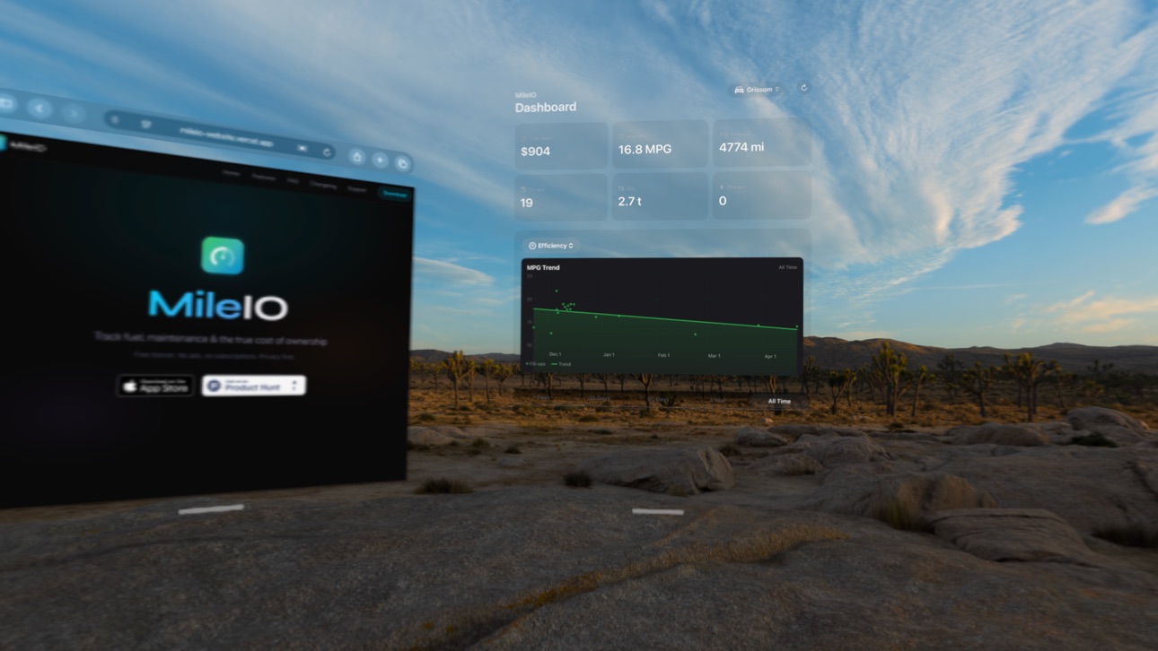 Apple Vision Pro screenshot
