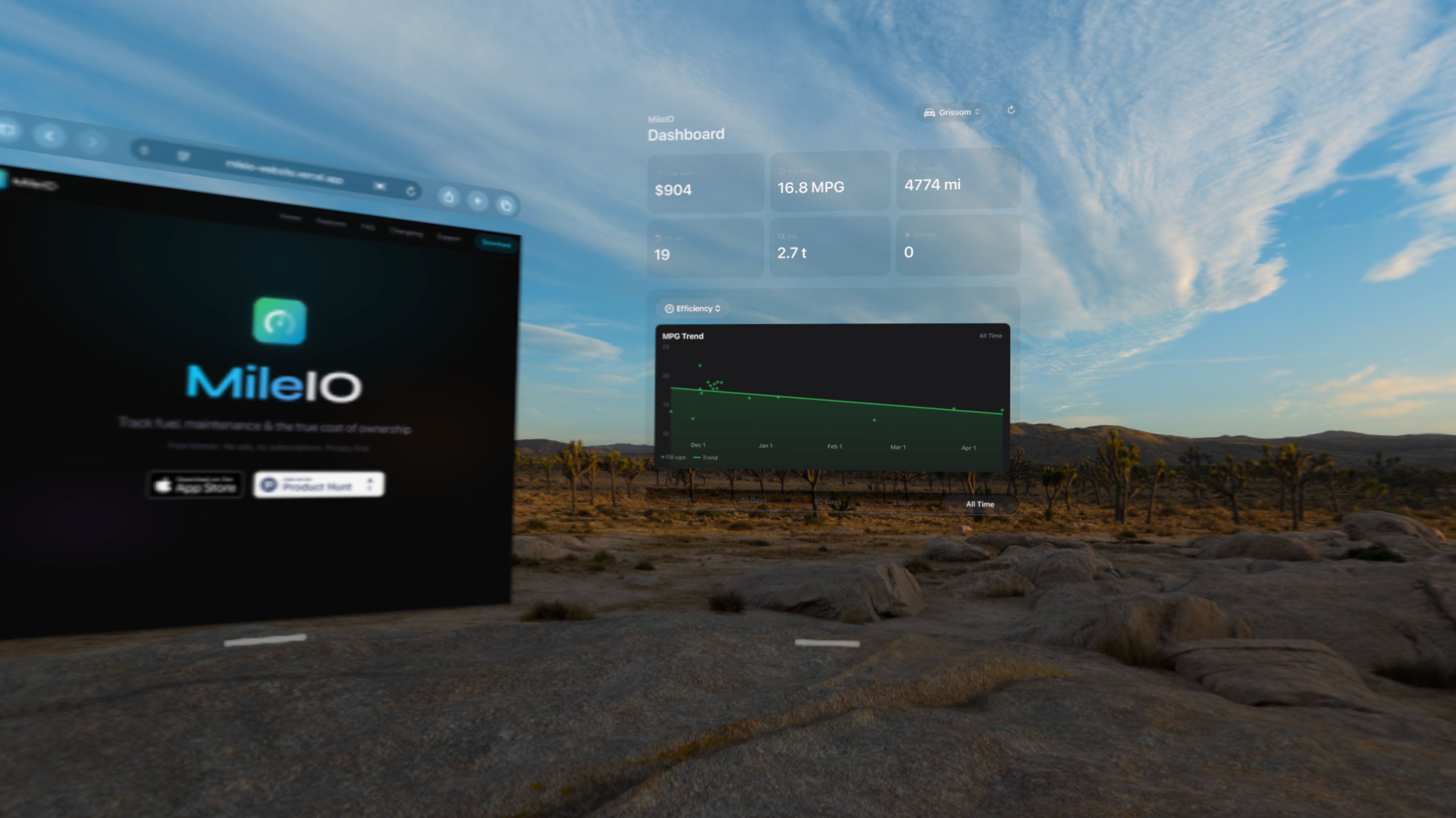 MileIO - Fuel Tracker