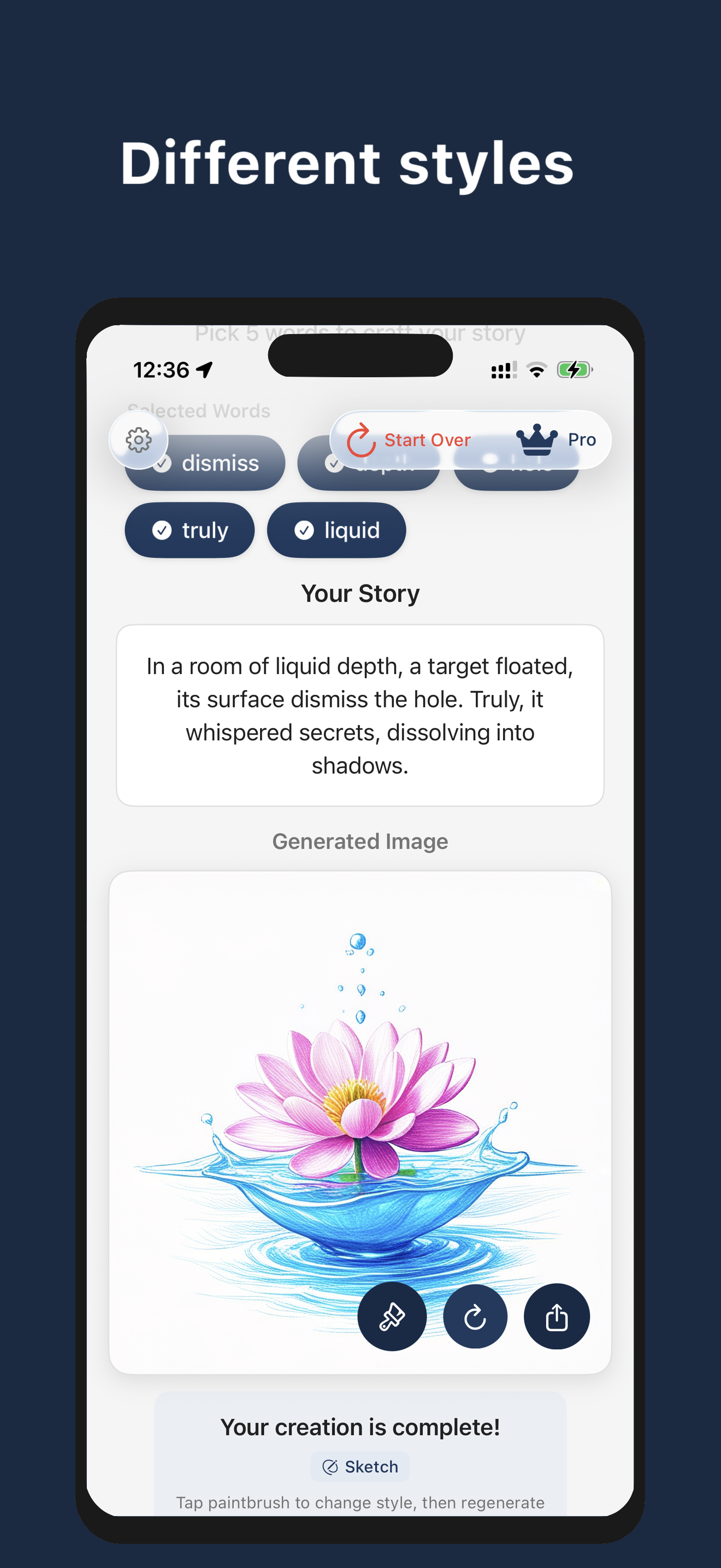 Just 5 words: Fun Storytelling screenshot 5
