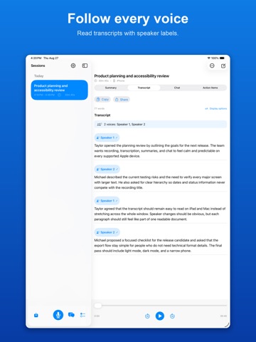 Perspective Transcribe App Store screenshot 7