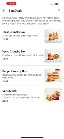 App screenshot
