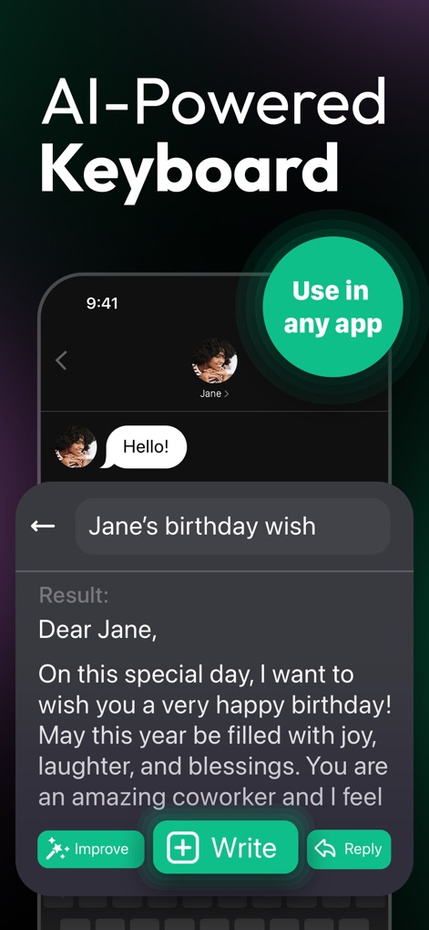 ChatOn AI - Chat Bot Assistant - Teclado Inteligente Integrado