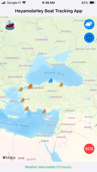 Heyamola iPhone screenshot 2 - Navigation app