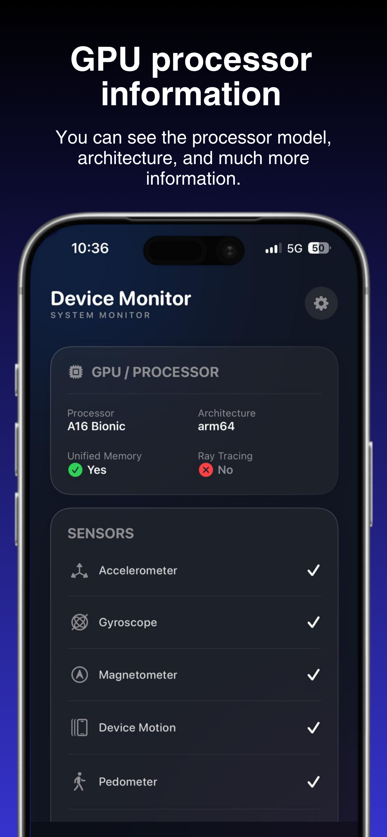 Device Monitor + System Status screenshot 5