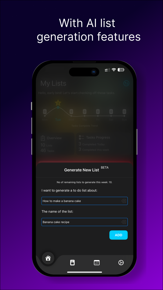 #2. Lexi: To Do. AI Productivity (iOS) 由: Darius Dumitrescu