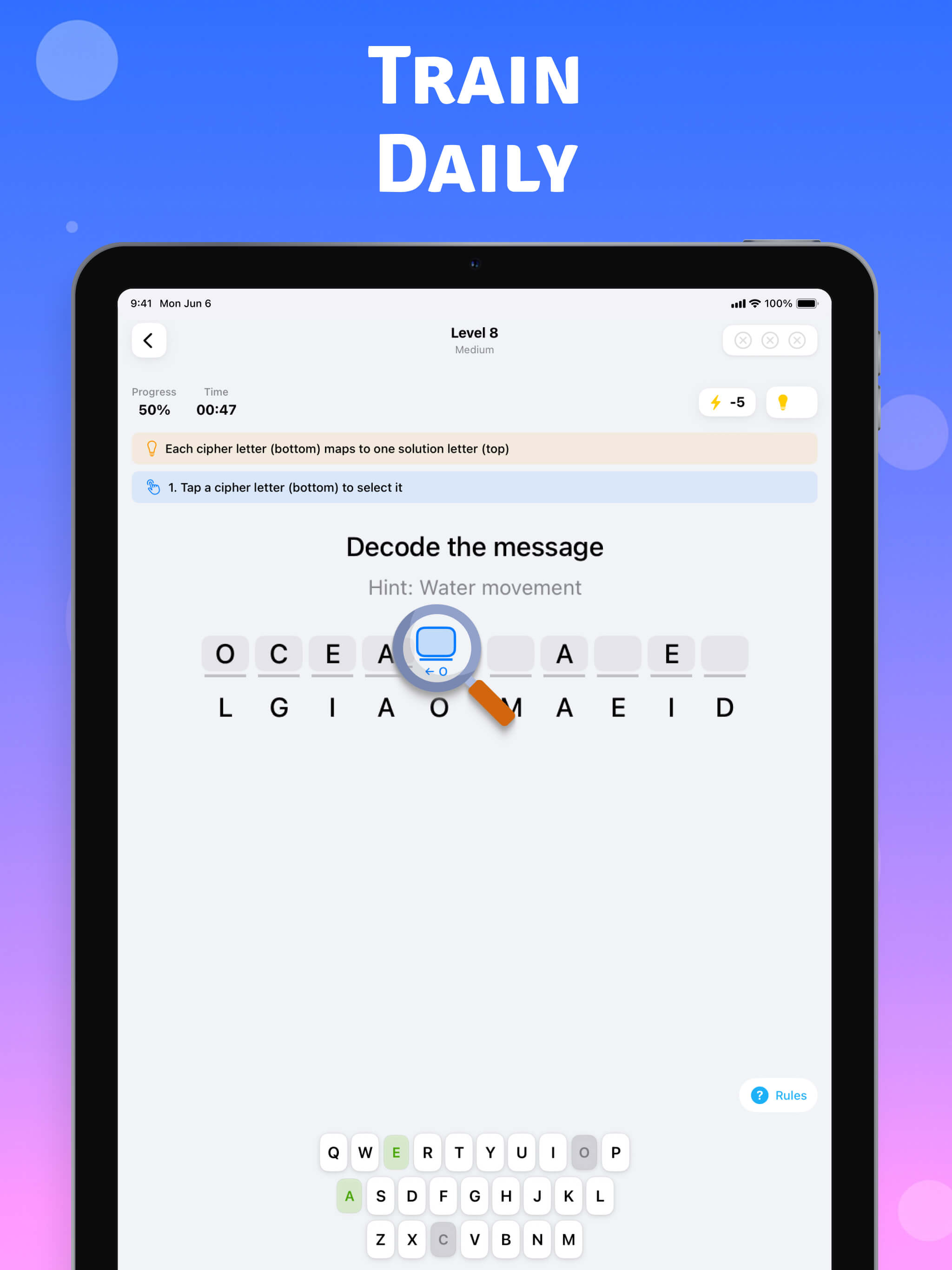 Cryptogram - Word Code Games screenshot 17