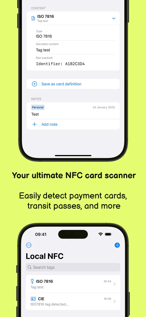 Screenshot #1 pour Local NFC