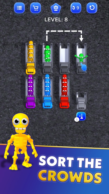 Color Sort Puzzle-Crowd Jam 3D screenshot-4