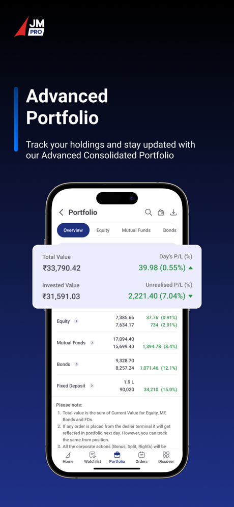 JM Pro: Stocks, IPO & MF screenshot 9