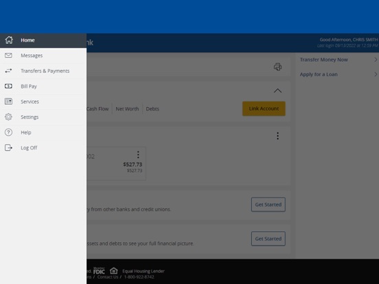 Tri Counties Mobile Banking iPad screenshot 3 - Finance app