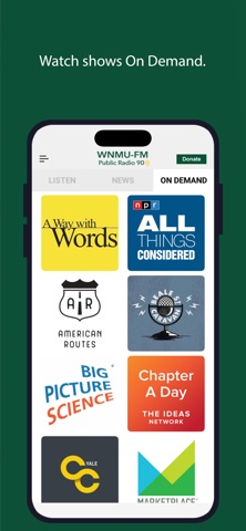 Public Radio 90 iPhone screenshot
