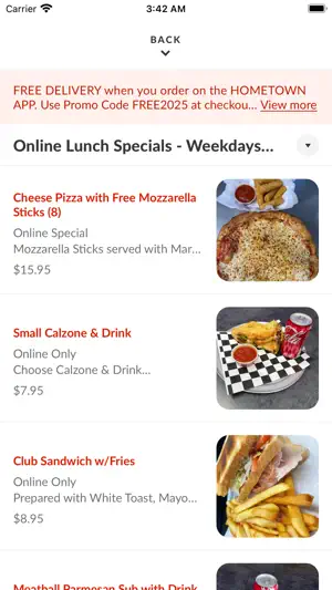 Hometown Pizza & Subs screenshot 3