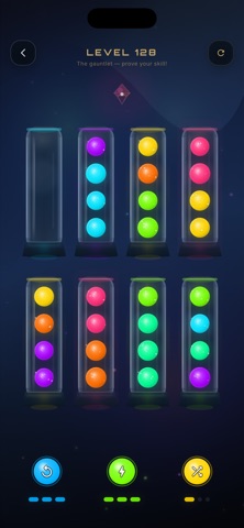 Glow Sort: Color Puzzle screenshot