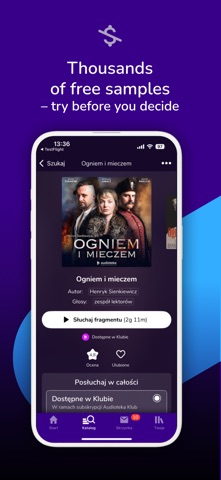 Audioteka App Store preview screenshot 4