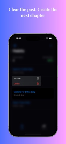 Aether Habit Tracker screenshot