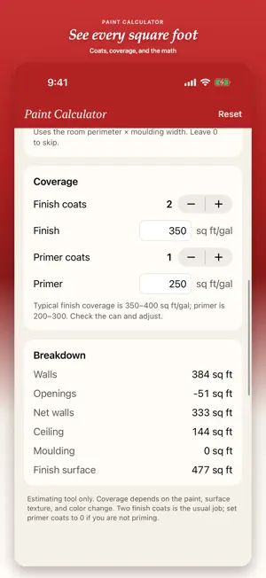 Paint Calculator screenshot 4