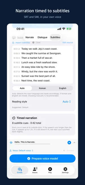 Narrate - My Voice screenshot 2