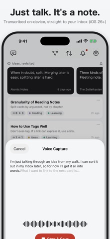 ZettelkastenNote Screenshot 2 of 8