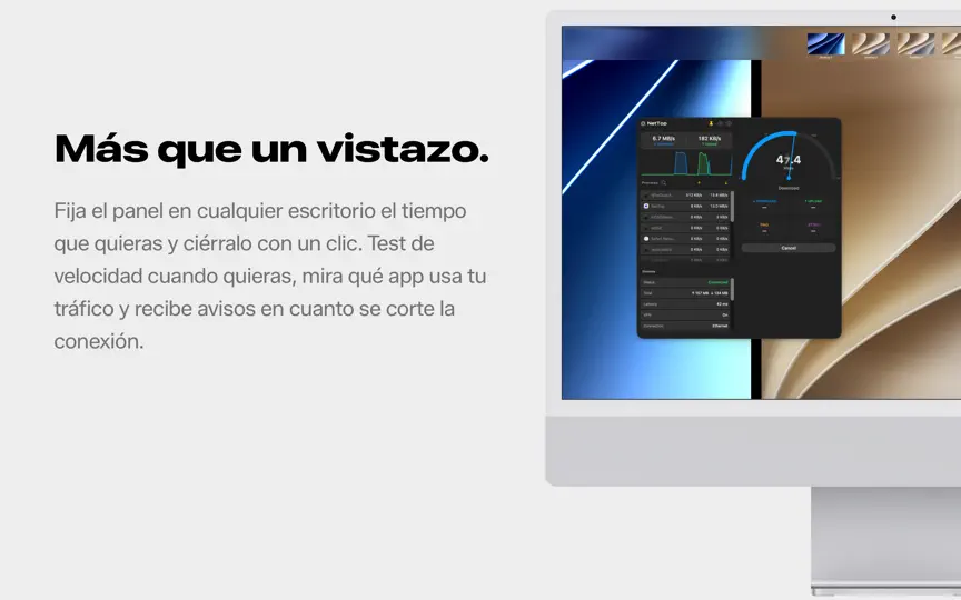 Captura de pantalla de Monitor De Red - NetTop en iPhone 3