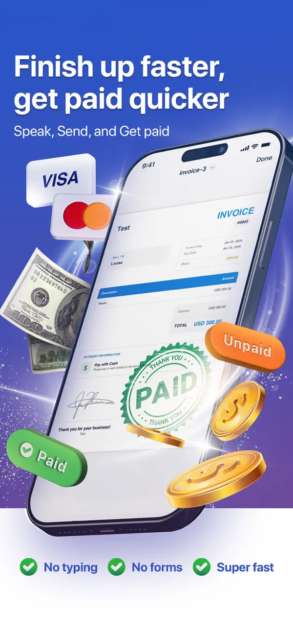 Screenshot #3 pour Easy Invoice Maker - Estimate
