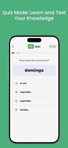 Spanish Step iPhone screenshot