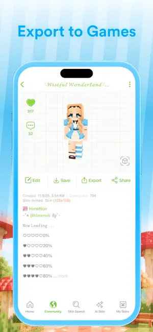 Skinseed for Minecraft Skins iPhone screenshot 4
