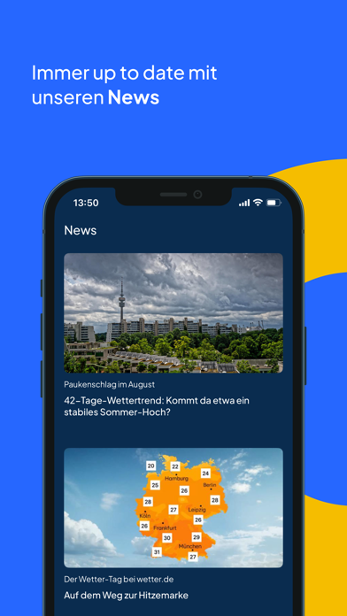 wetter.de Regenradar & Wetter iPhone screenshot 5 - Weather app