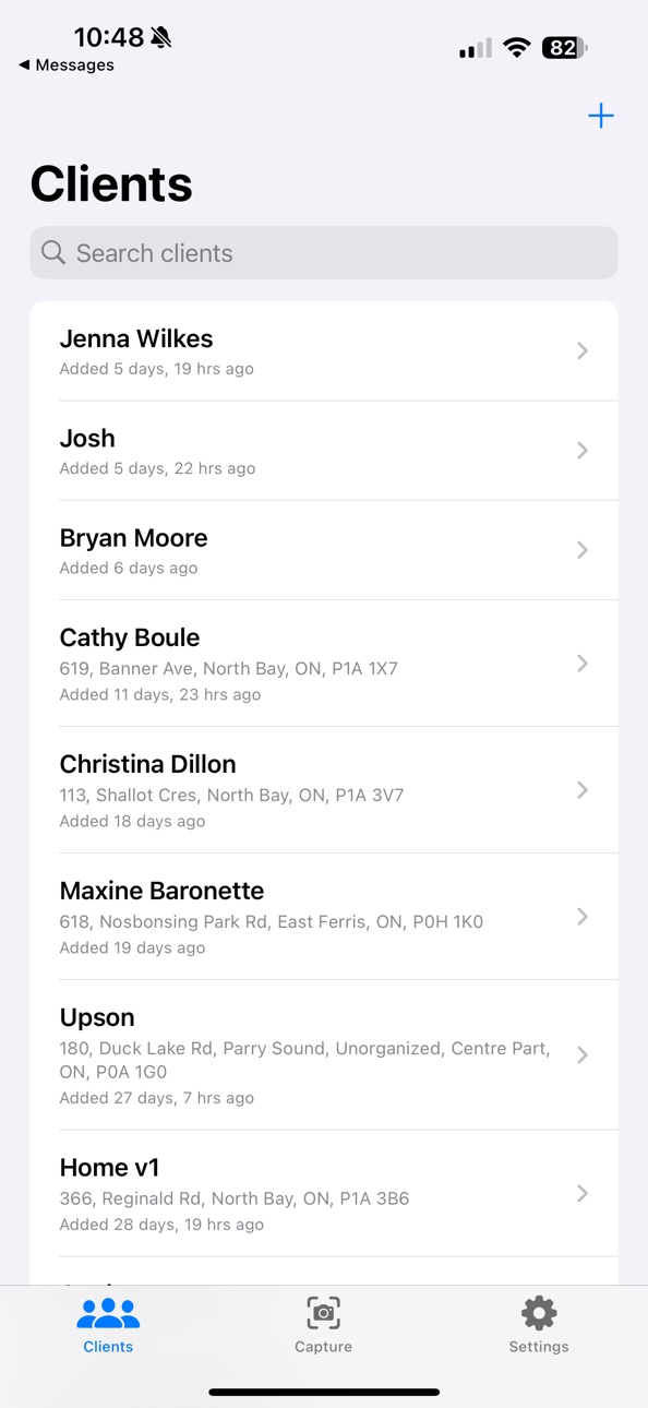 iPhone screenshot