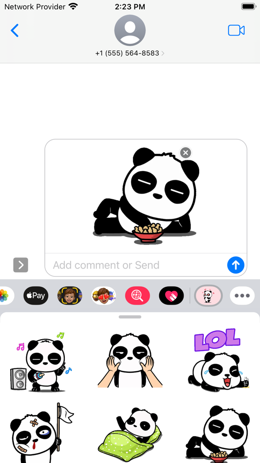 Crazy Panda Sticker- WASticker - 1.0 - (iOS)