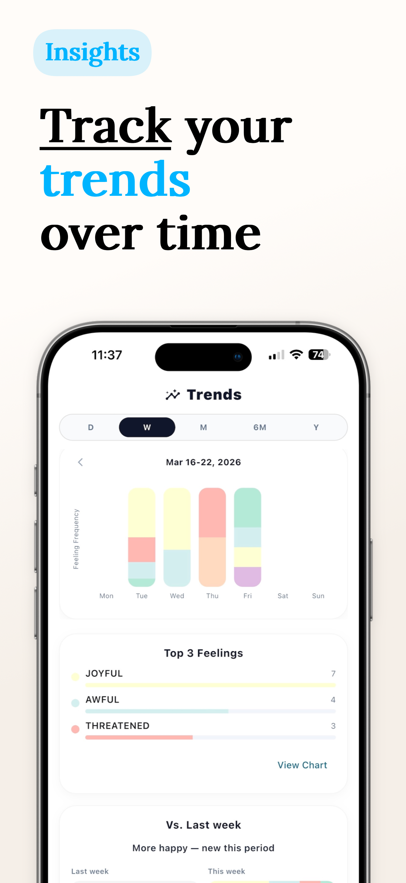 Feelings Wheel: Daily Journal screenshot 3