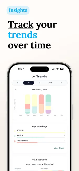 Feelings Wheel: Daily Journal screenshot 3