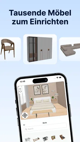 Screenshot von Sweet Home 3D: Haus Einrichten auf dem iPhone 6