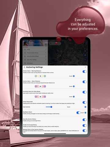 AnchorSafe - Anchor Alarm Pro iPad screenshot