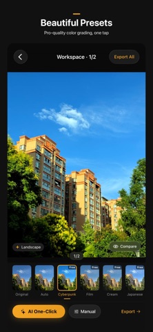 Toniq - AI Photo Color Grading screenshot