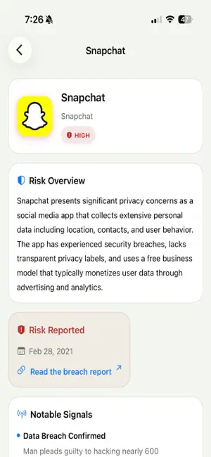 PrivacySentry screenshot 2