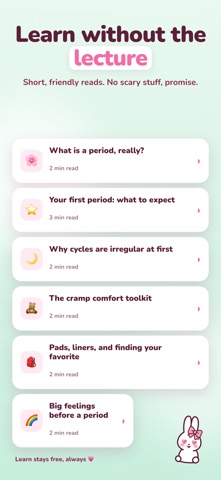 Bloom: First Period Tracker Screenshot 5 of 7
