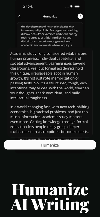 Humanize AI GPTZero - UnFlag Screenshot 2 of 5
