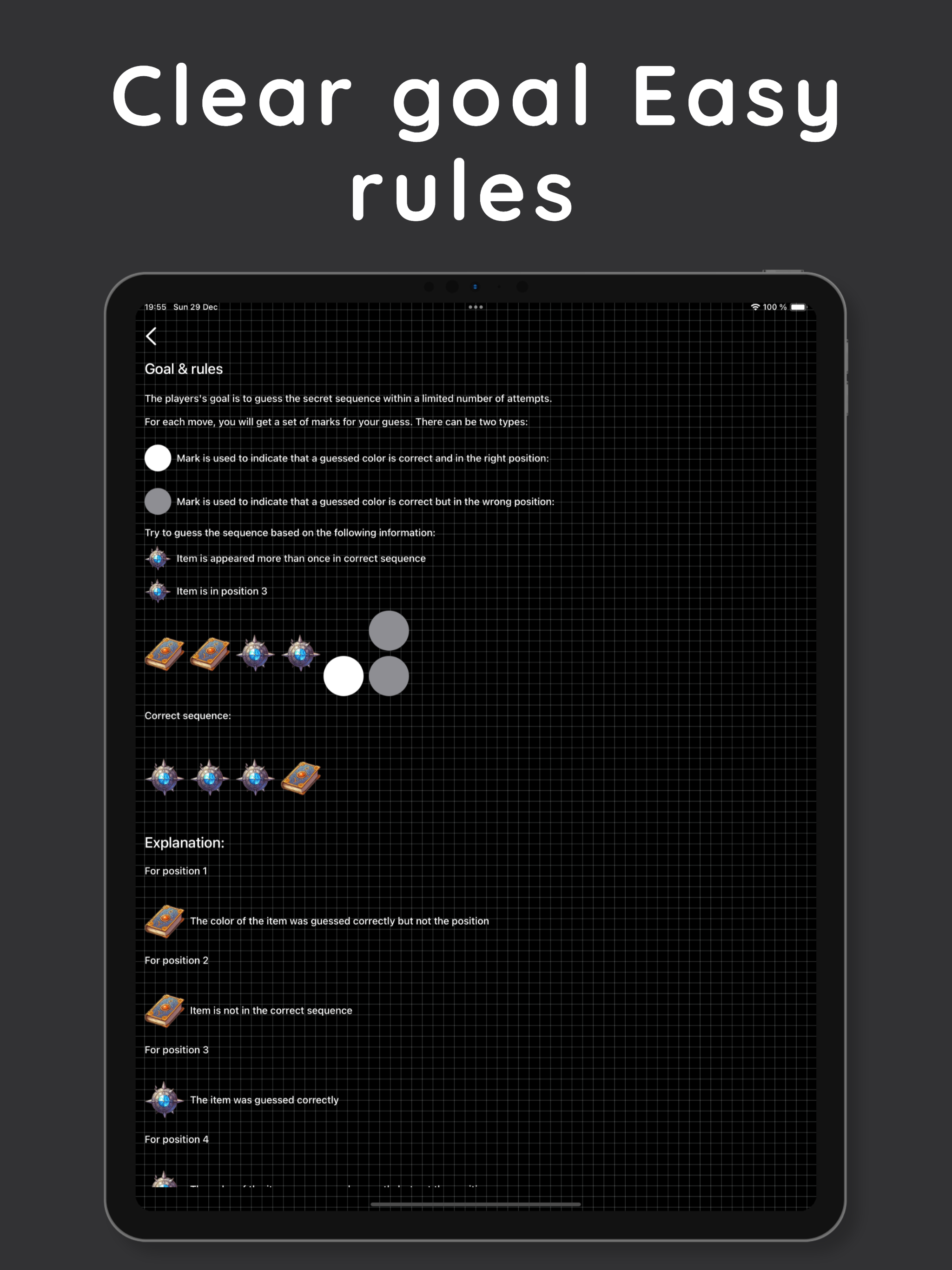 Logic Dots (Mastermind) screenshot 14