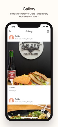 Orale Tacos Bakery screenshot