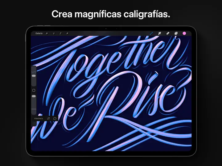 Captura de pantalla de Procreate en iPhone 3