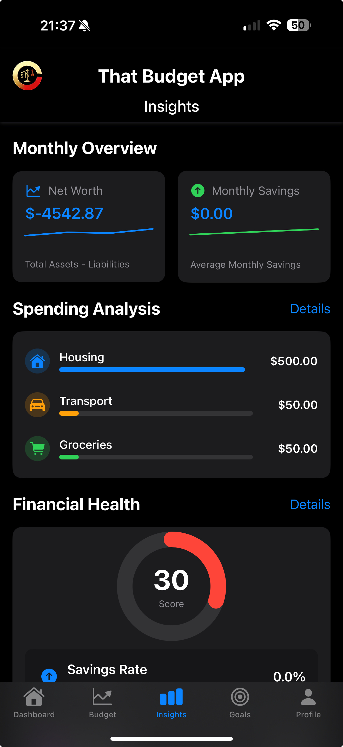 That Budget App