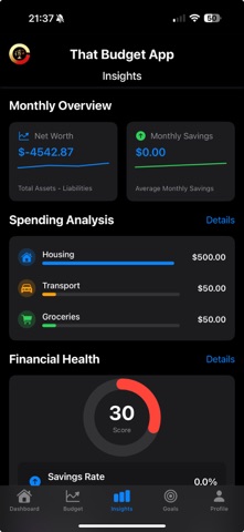 That Budget App screenshot