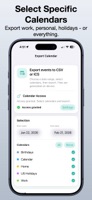 Export Calendar - CSV & ICS previous screenshot 2